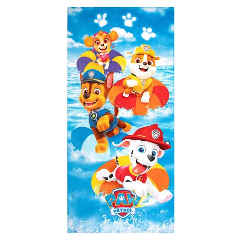 paw patrol towels|paw patrol towel set.